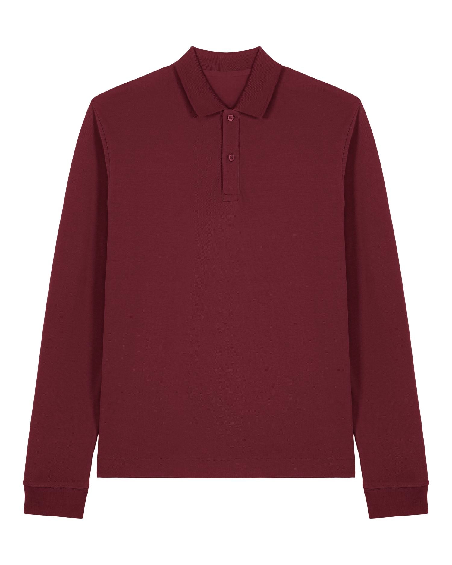 Polo de Manga Larga Unisex de Algodón Orgánico - 240 GSM | Prepster 2.0 STPU223