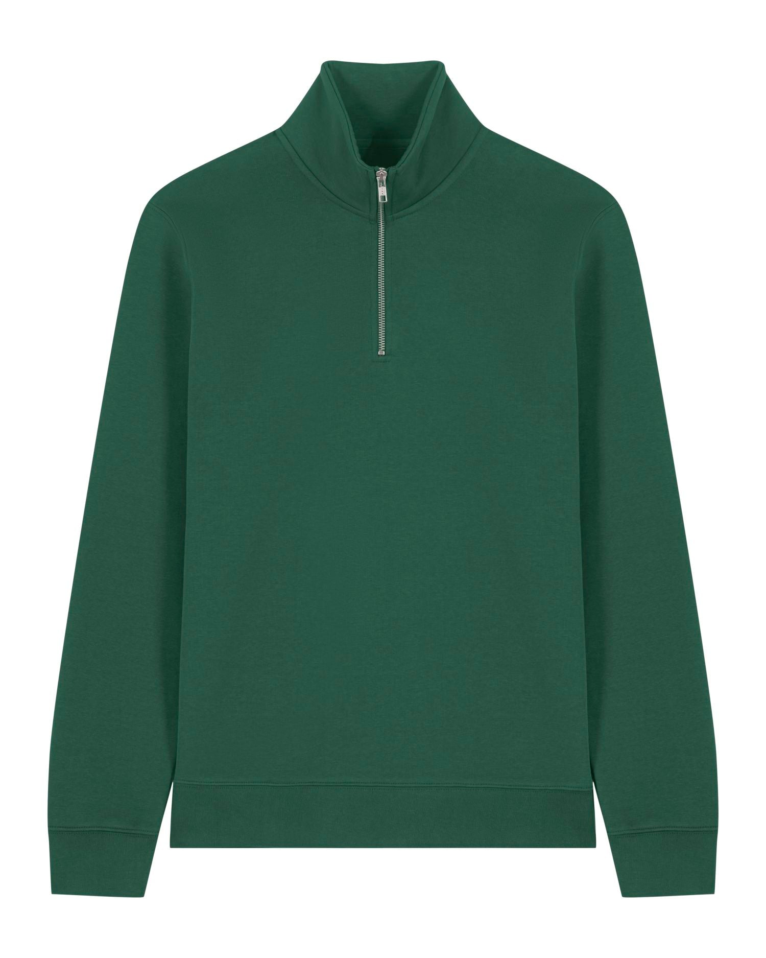 Sudadera Unisex de Algodón Orgánico con Cremallera Cuarto - 280 GSM | Trucker 2.0 STSU204