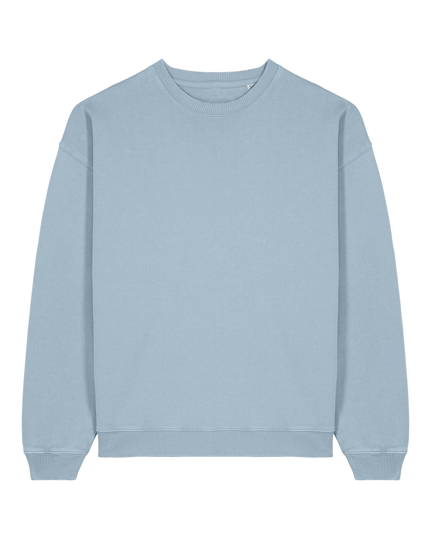 Unisex Organic Oversized Garment Dyed Crew Neck Sweatshirt - 380 GSM | Radder 2.0 Vintage STSU210