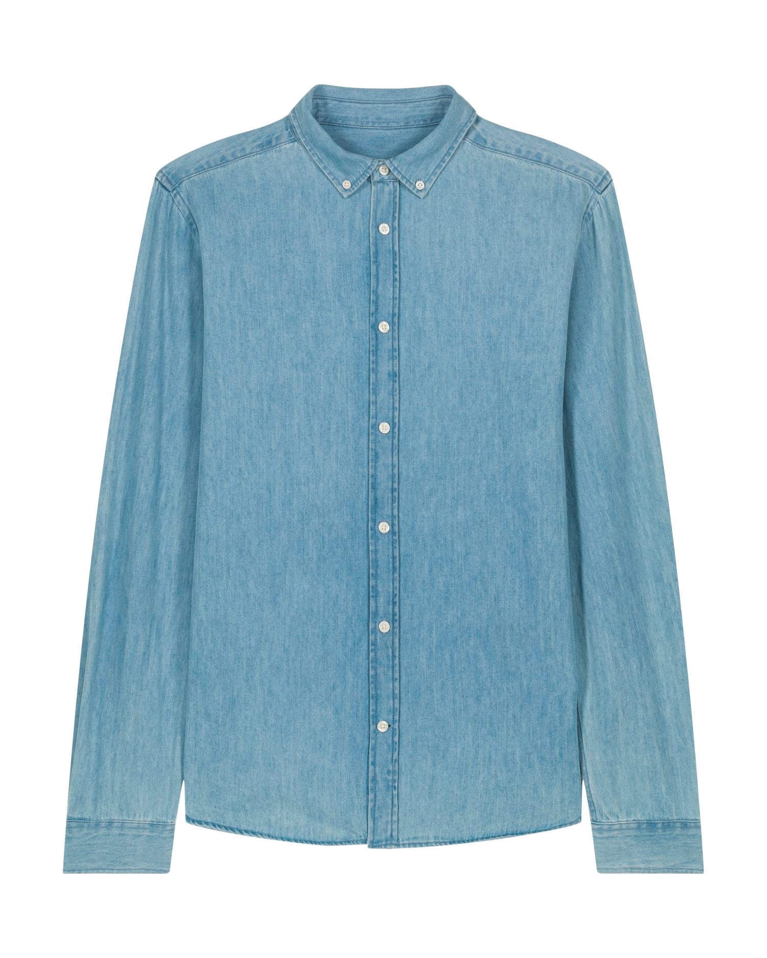 Herren-Denimhemd - 235 GSM | Stanley Denimhemd STWM967