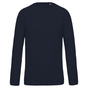 Men's Organic Cotton Crew Neck Raglan Sleeve Sweatshirt - K480