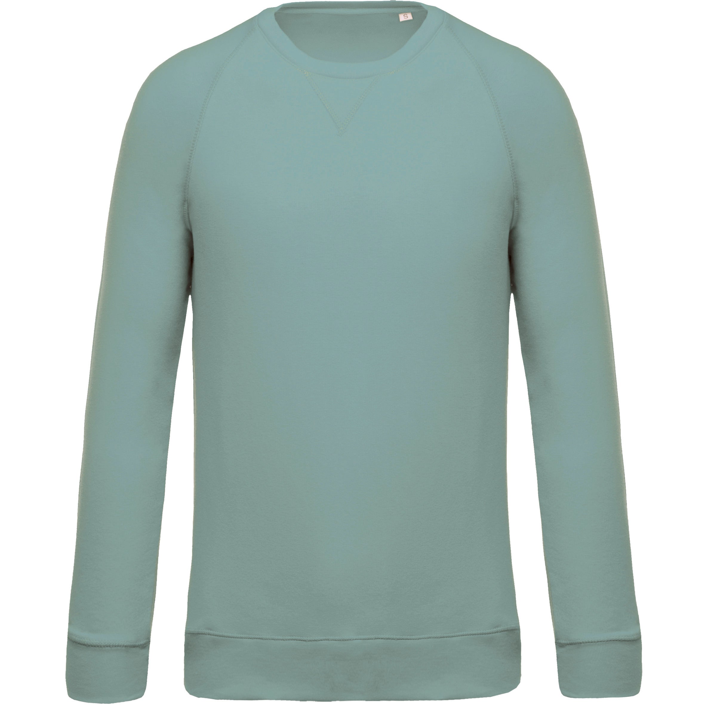 Men's Organic Cotton Crew Neck Raglan Sleeve Sweatshirt - K480