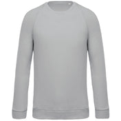 Men's Organic Cotton Crew Neck Raglan Sleeve Sweatshirt - K480