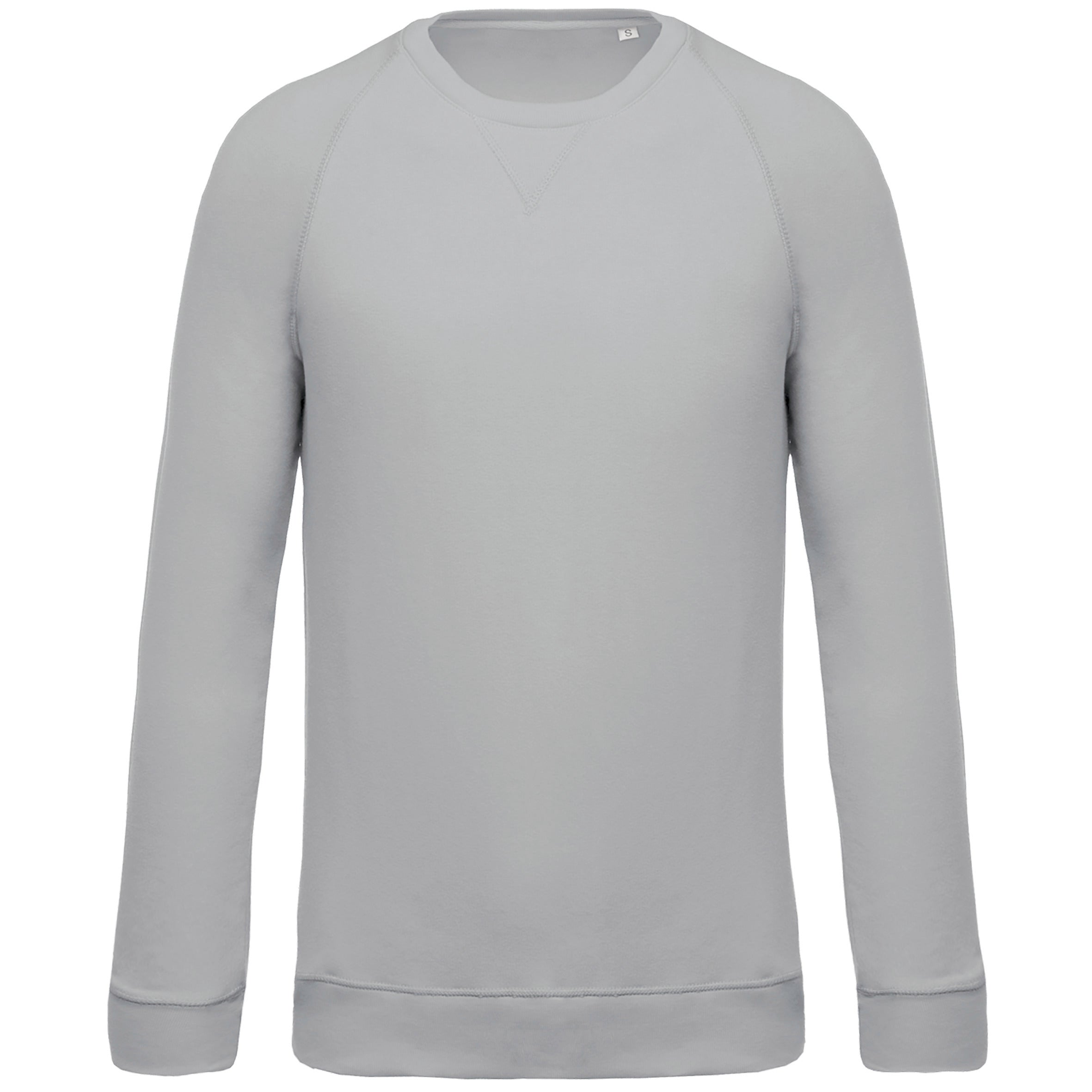 Men's Organic Cotton Crew Neck Raglan Sleeve Sweatshirt - K480