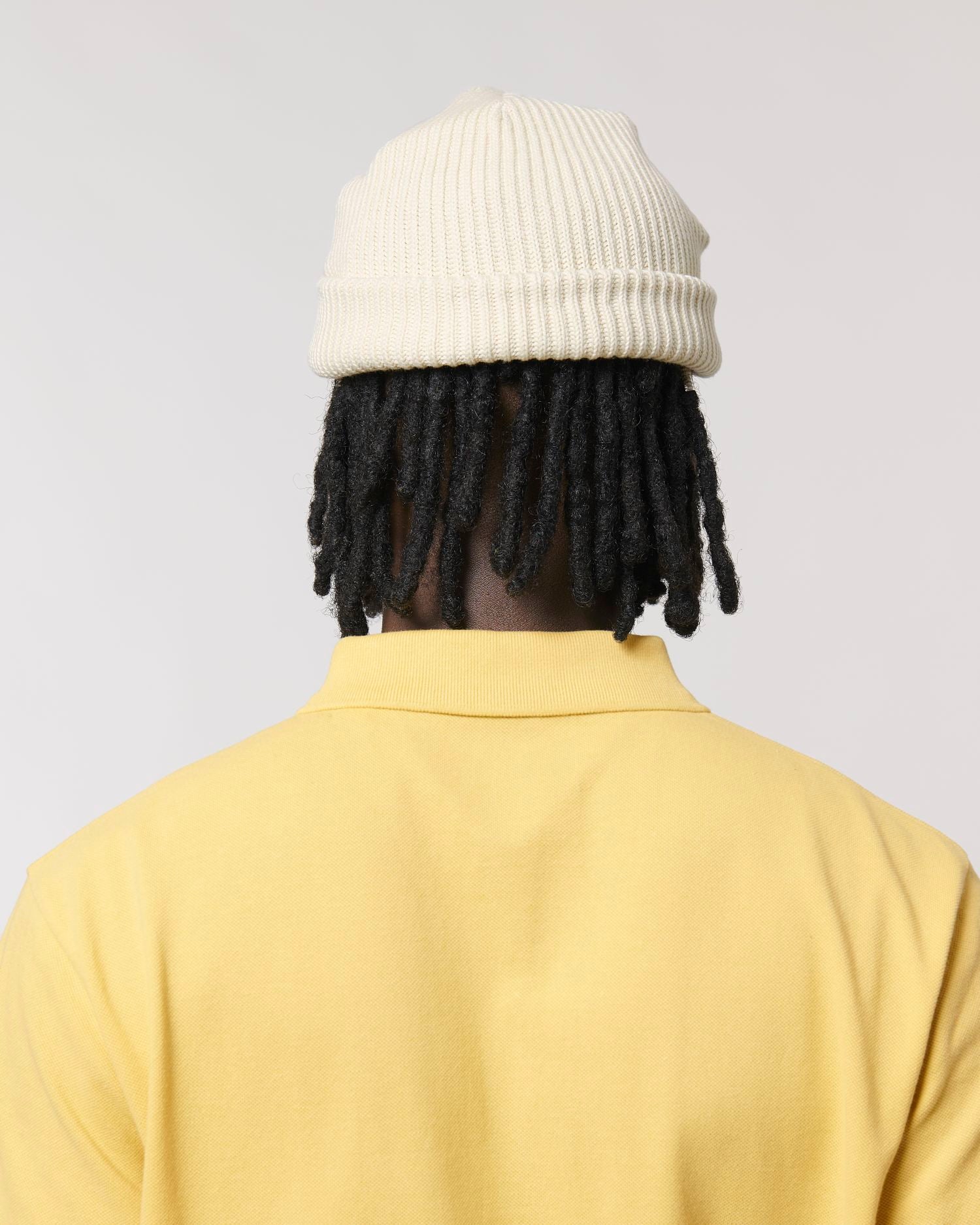 Gerippte Mütze aus Bio-Übergangsmaterial | Fisherman Beanie STAU771