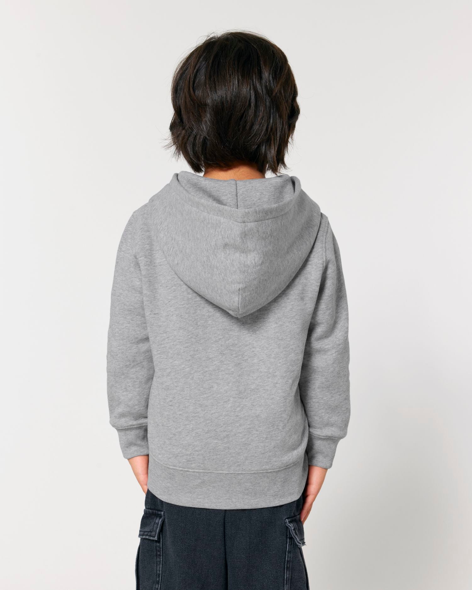 Sweat à capuche zippé en coton biologique pour enfants - 300 GSM | Mini Cultivator 2.0 STSK182