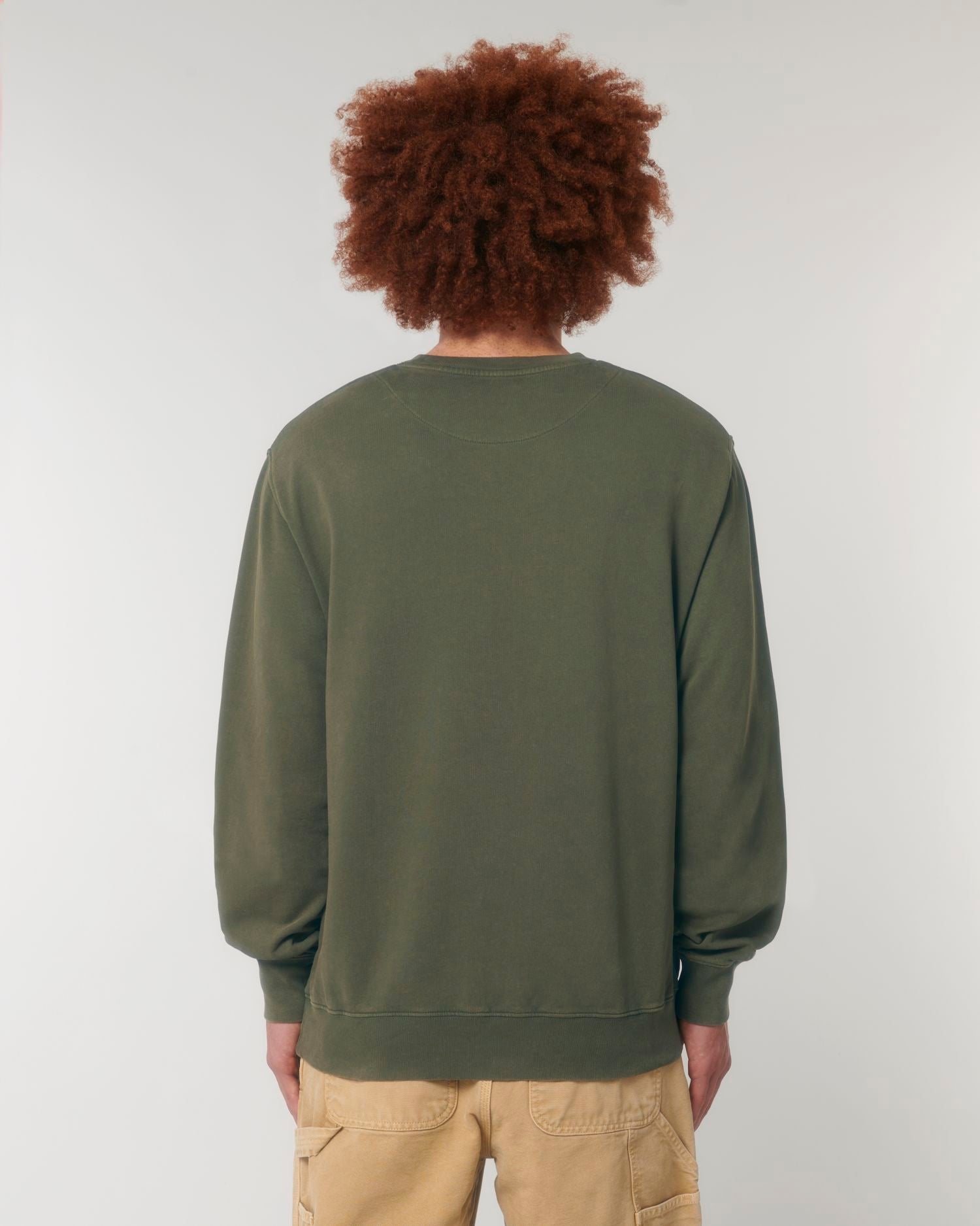 Unisex Garment-Dyed Organic Sweatshirt | Matcher Vintage Crewnecks STSU085