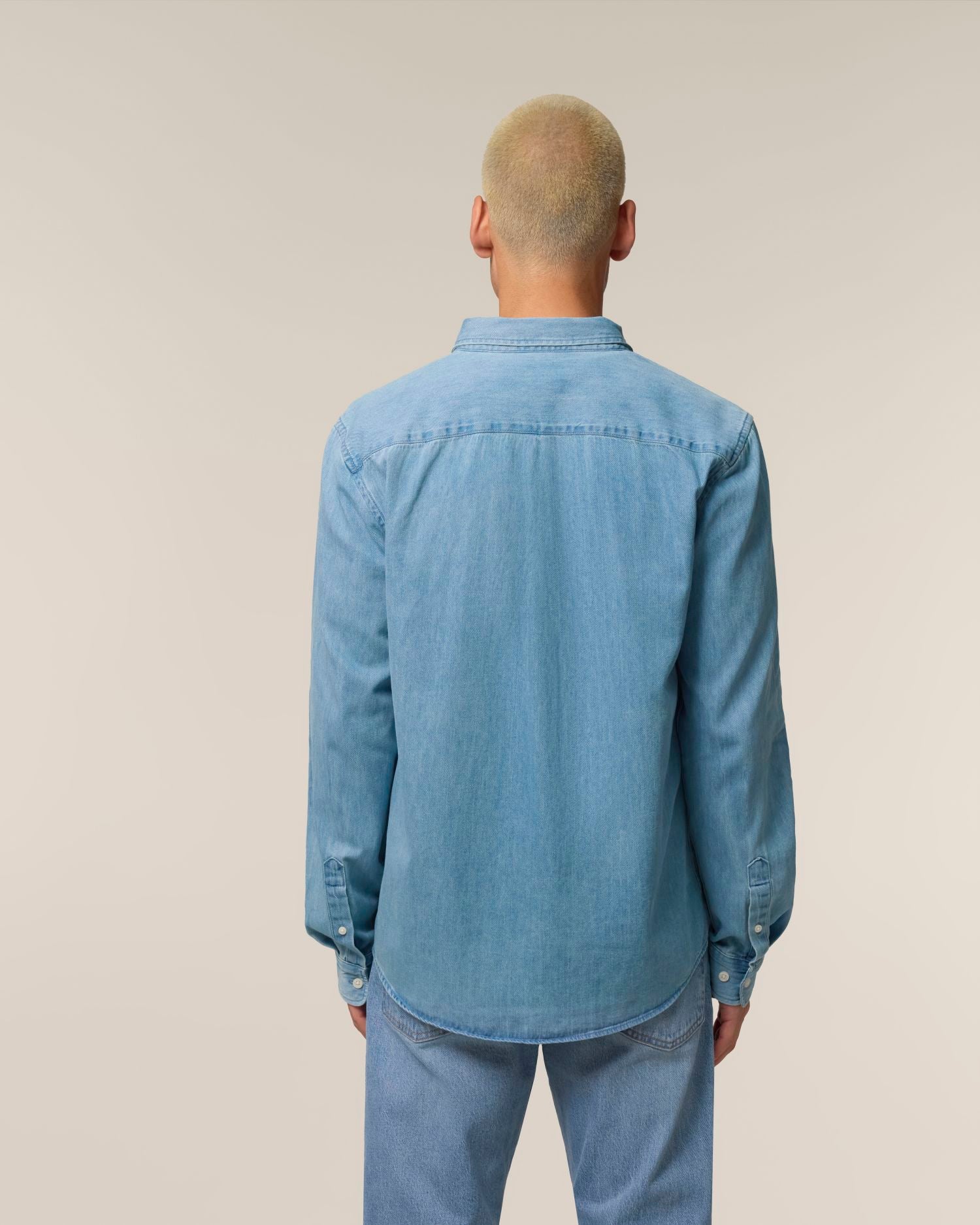 Herren-Denimhemd - 235 GSM | Stanley Denimhemd STWM967