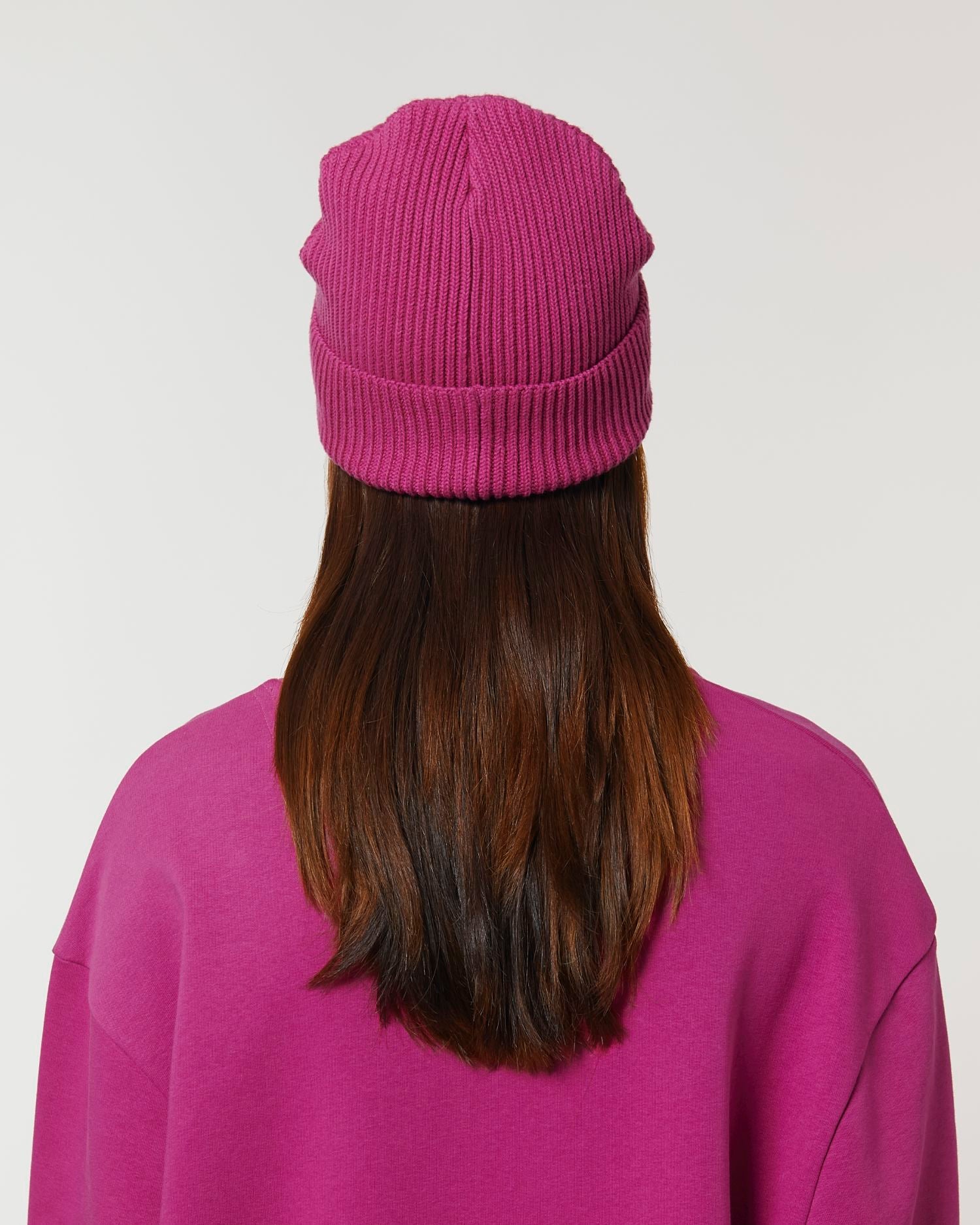 Gerippte Mütze aus Bio-Übergangsmaterial | Fisherman Beanie STAU771