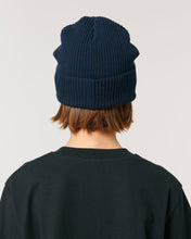 Gerippte Mütze aus Bio-Übergangsmaterial | Fisherman Beanie STAU771