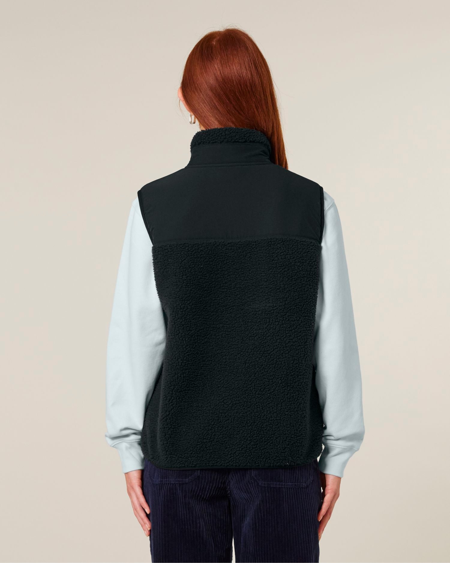 Veste Sherpa Sans Manches Recyclée Unisexe | Liner STJU249