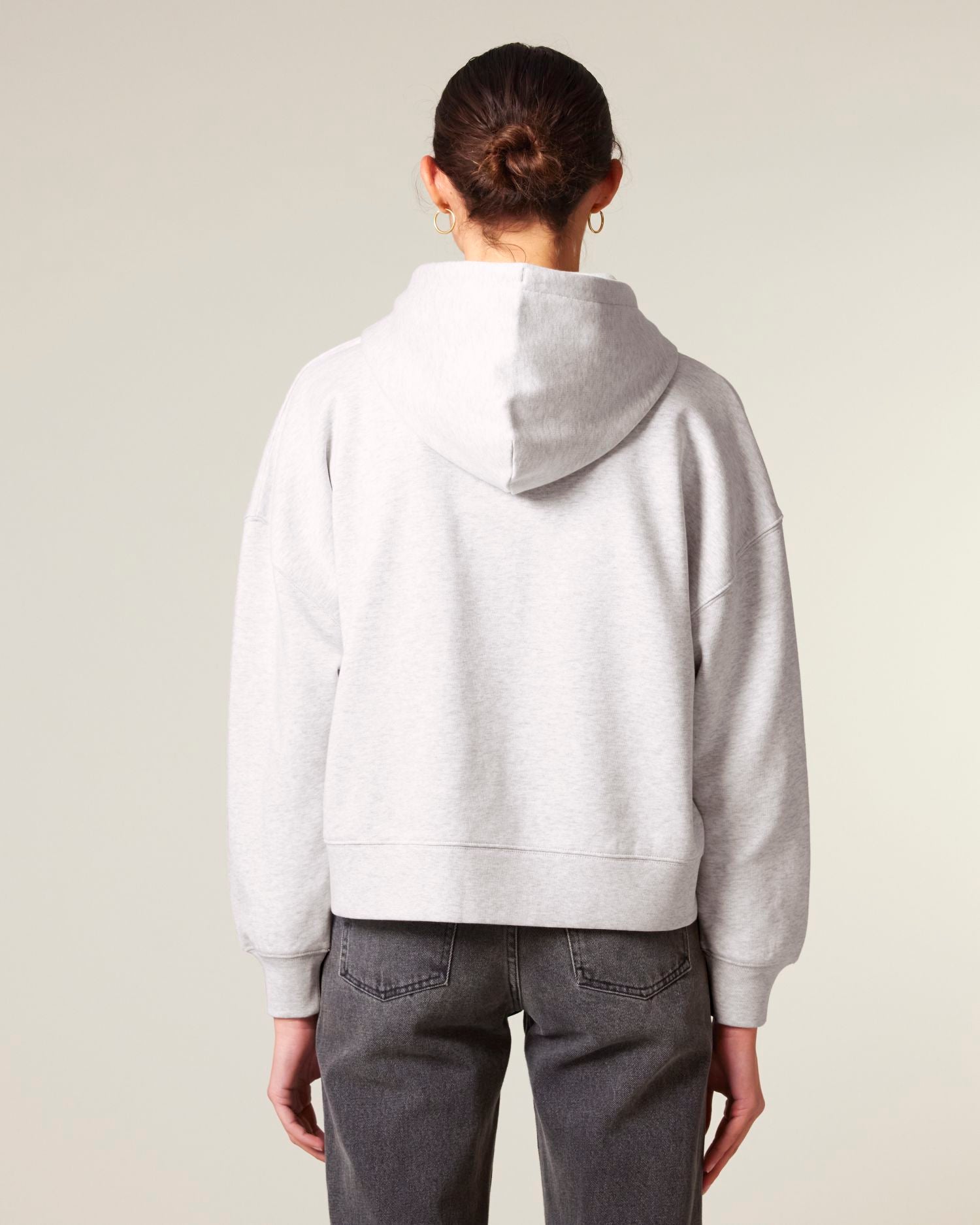 Dames biologische hoodie met rits - 300 GSM | Stella Ida STSW214
