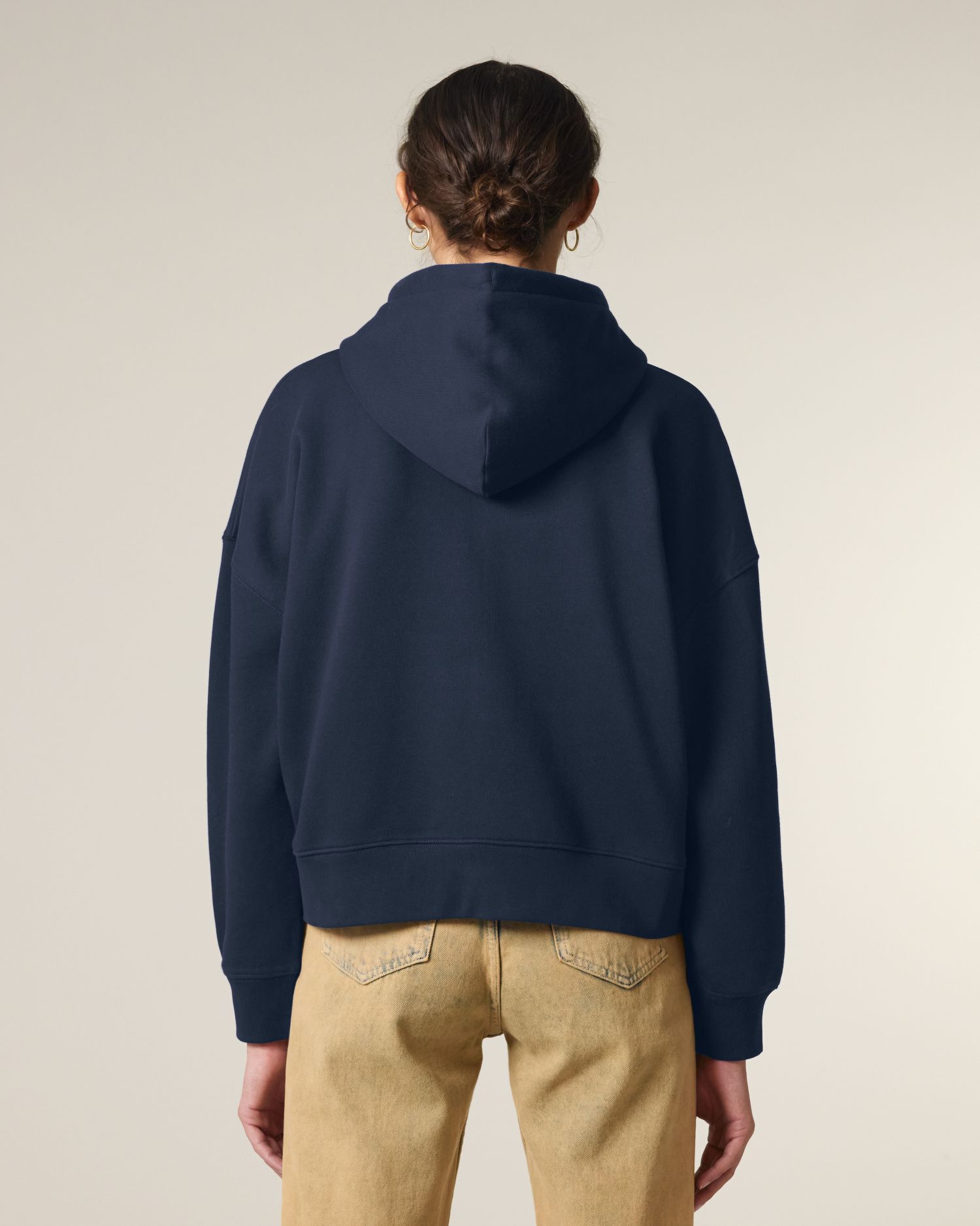 Dames biologische hoodie met rits - 300 GSM | Stella Ida STSW214