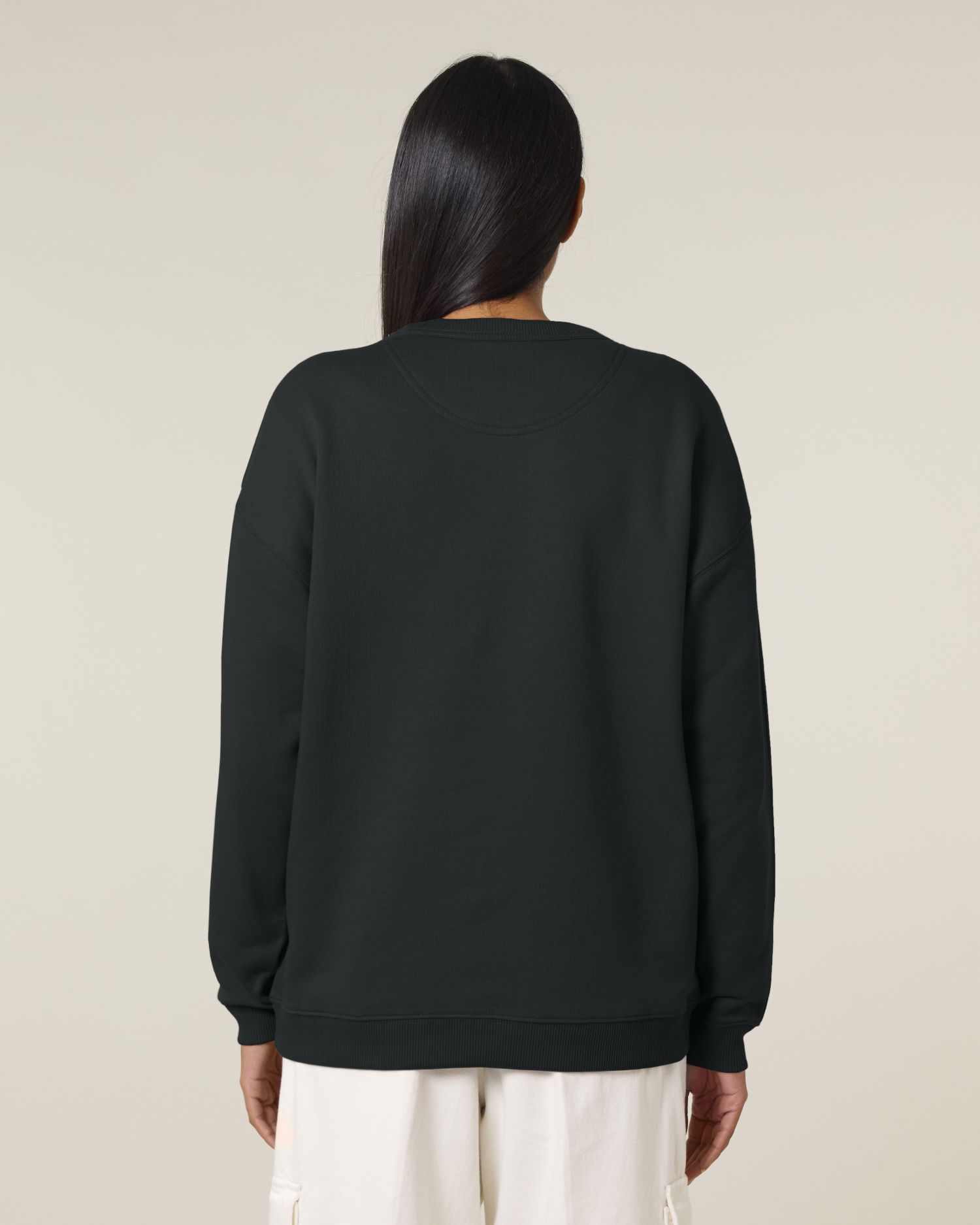 Dames Oversized Organisch Katoenen Crew Neck Sweatshirt - 300 GSM | Stella Paloma STSW218
