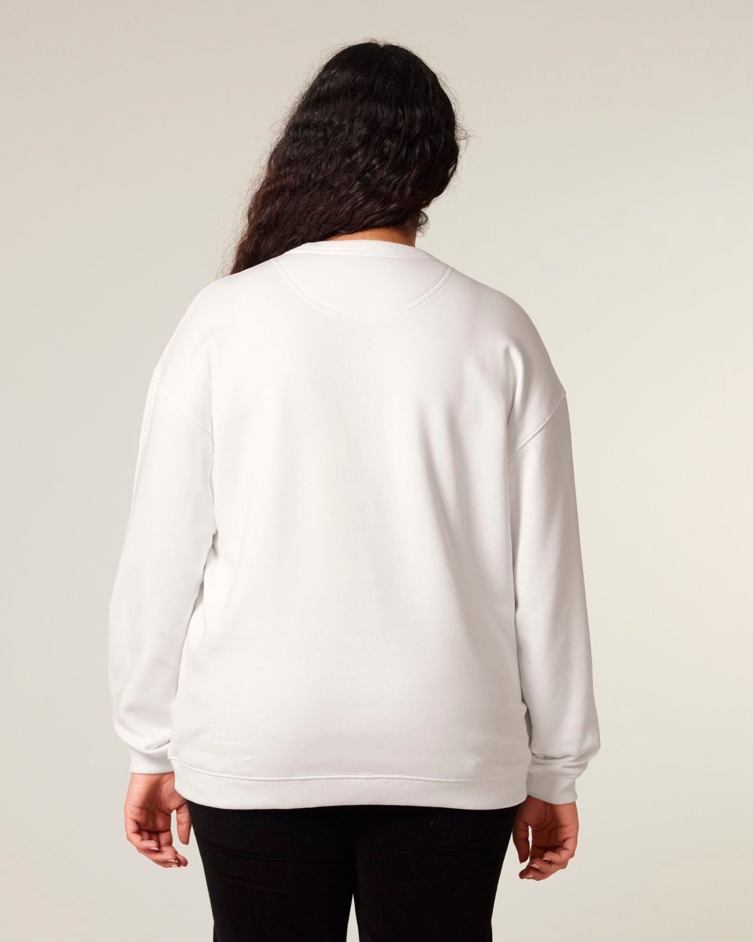 Dames Oversized Organisch Katoenen Crew Neck Sweatshirt - 300 GSM | Stella Paloma STSW218