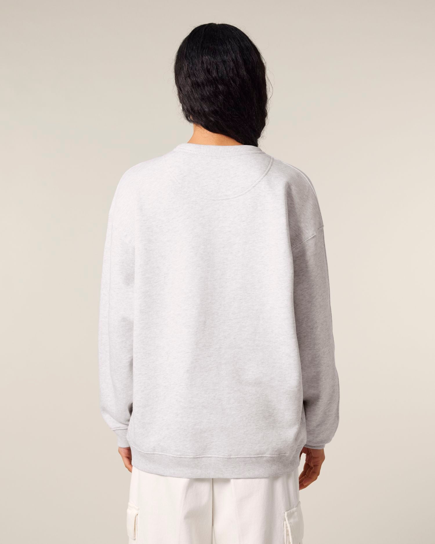 Dames Oversized Organisch Katoenen Crew Neck Sweatshirt - 300 GSM | Stella Paloma STSW218