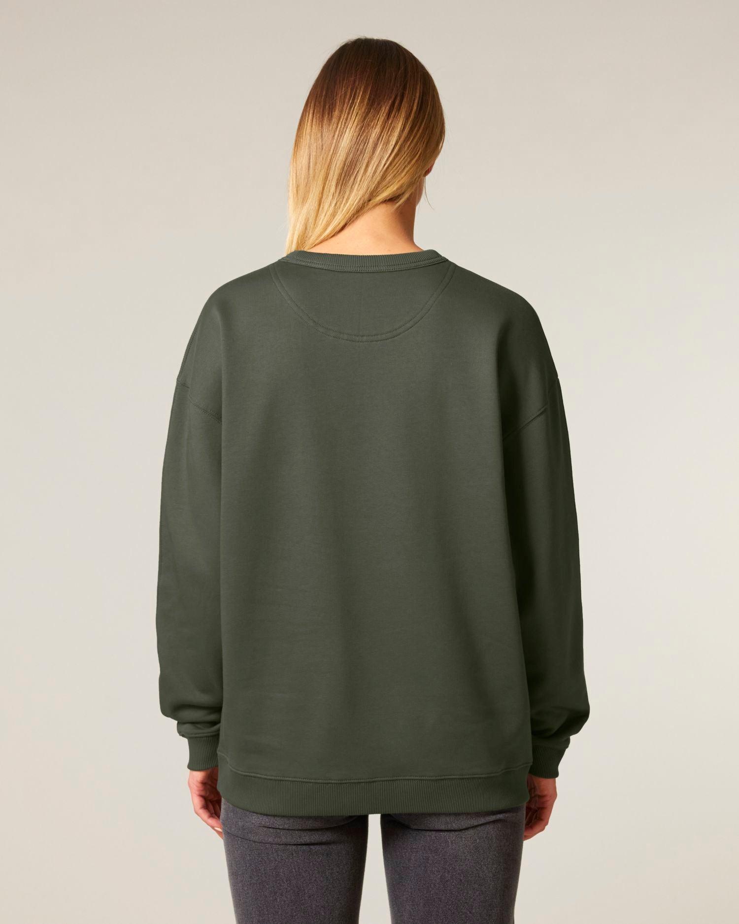 Dames Oversized Organisch Katoenen Crew Neck Sweatshirt - 300 GSM | Stella Paloma STSW218