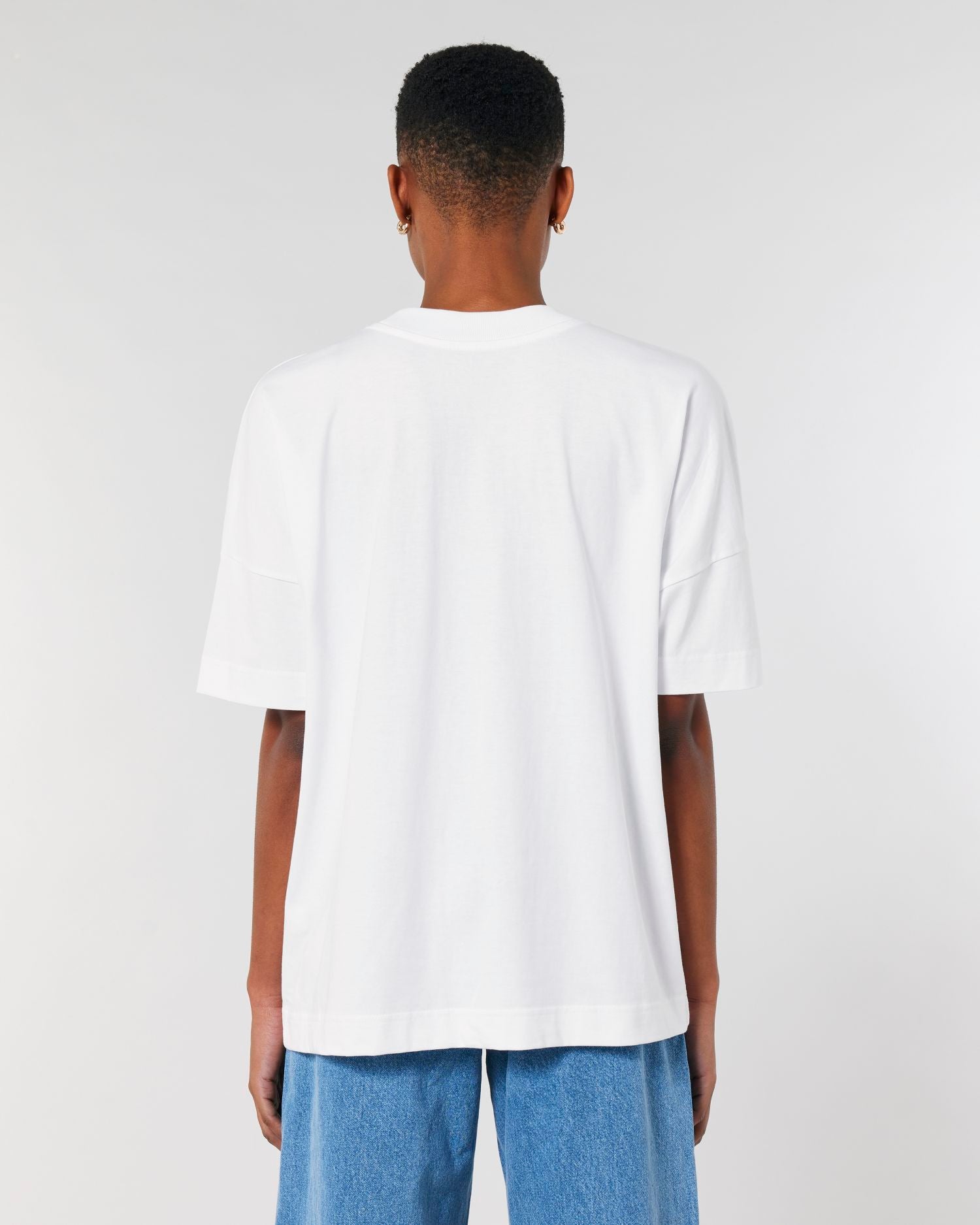 Unisex Bio High Neck Oversized T-Shirt - 200 g/m² | Blaster STTU815