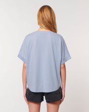 Dames Oversized T-shirt met Opgerolde Mouwen - 155 g/m² | Stella Collider T-shirt STTW089
