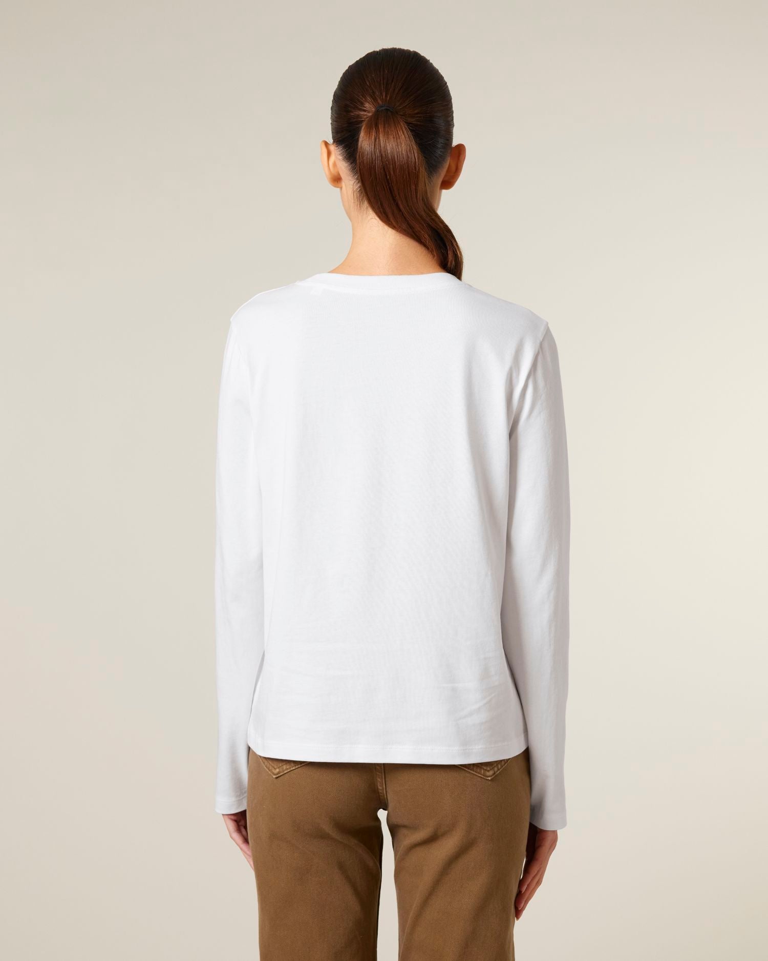Dames biologisch lang mouw T-shirt - 180 GSM | Stella Muser Long Sleeve STTW219
