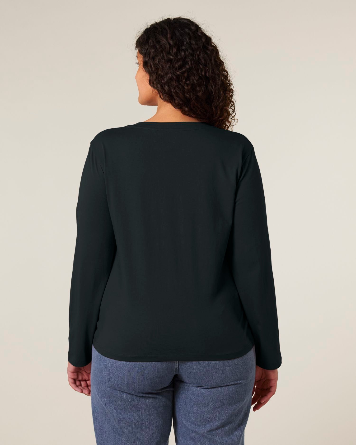 Dames biologisch lang mouw T-shirt - 180 GSM | Stella Muser Long Sleeve STTW219