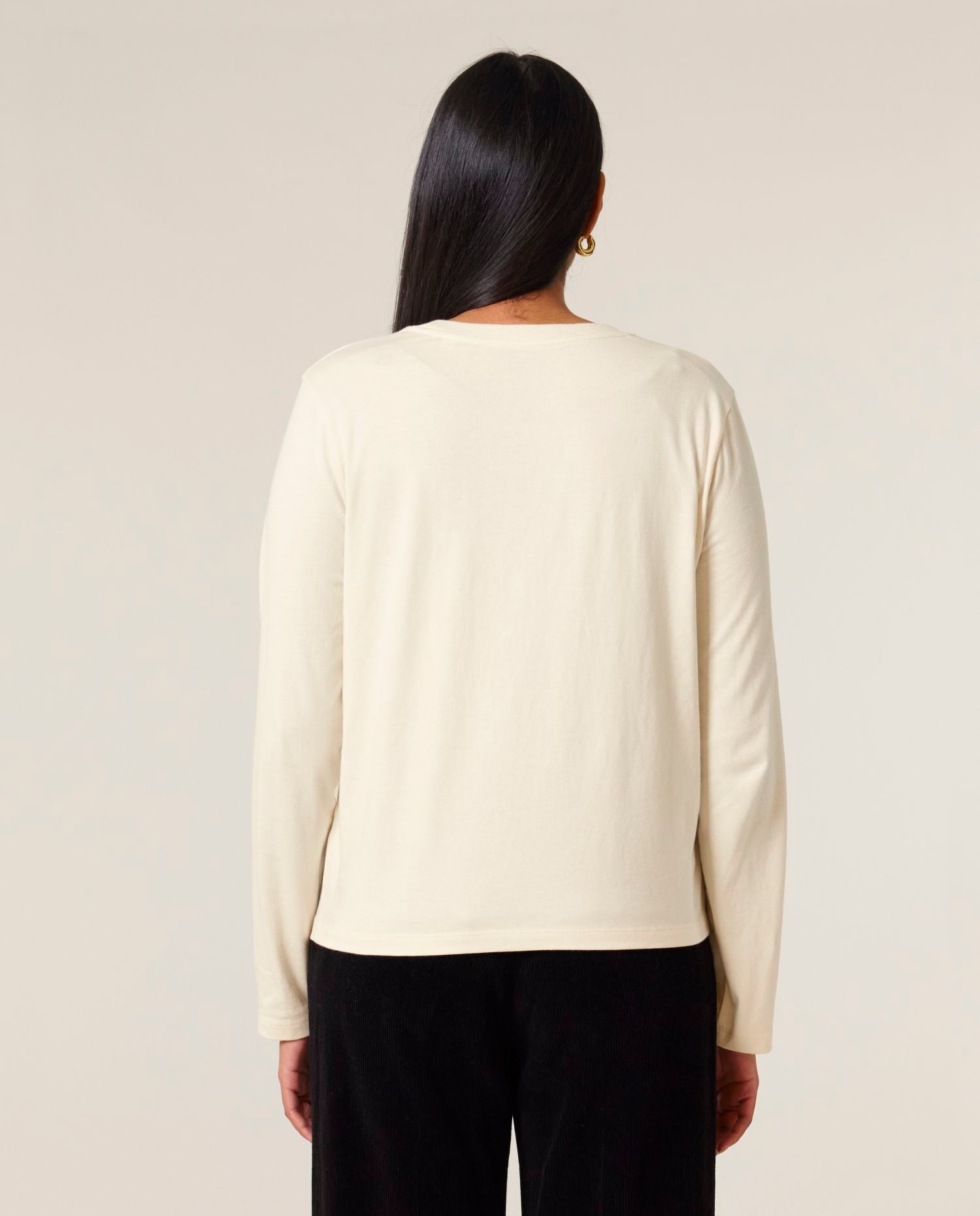 Dames biologisch lang mouw T-shirt - 180 GSM | Stella Muser Long Sleeve STTW219