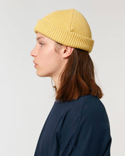 Gerippte Mütze aus Bio-Übergangsmaterial | Fisherman Beanie STAU771