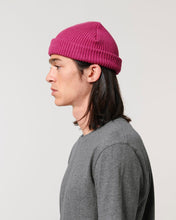 Gerippte Mütze aus Bio-Übergangsmaterial | Fisherman Beanie STAU771