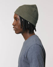Gerippte Mütze aus Bio-Übergangsmaterial | Fisherman Beanie STAU771