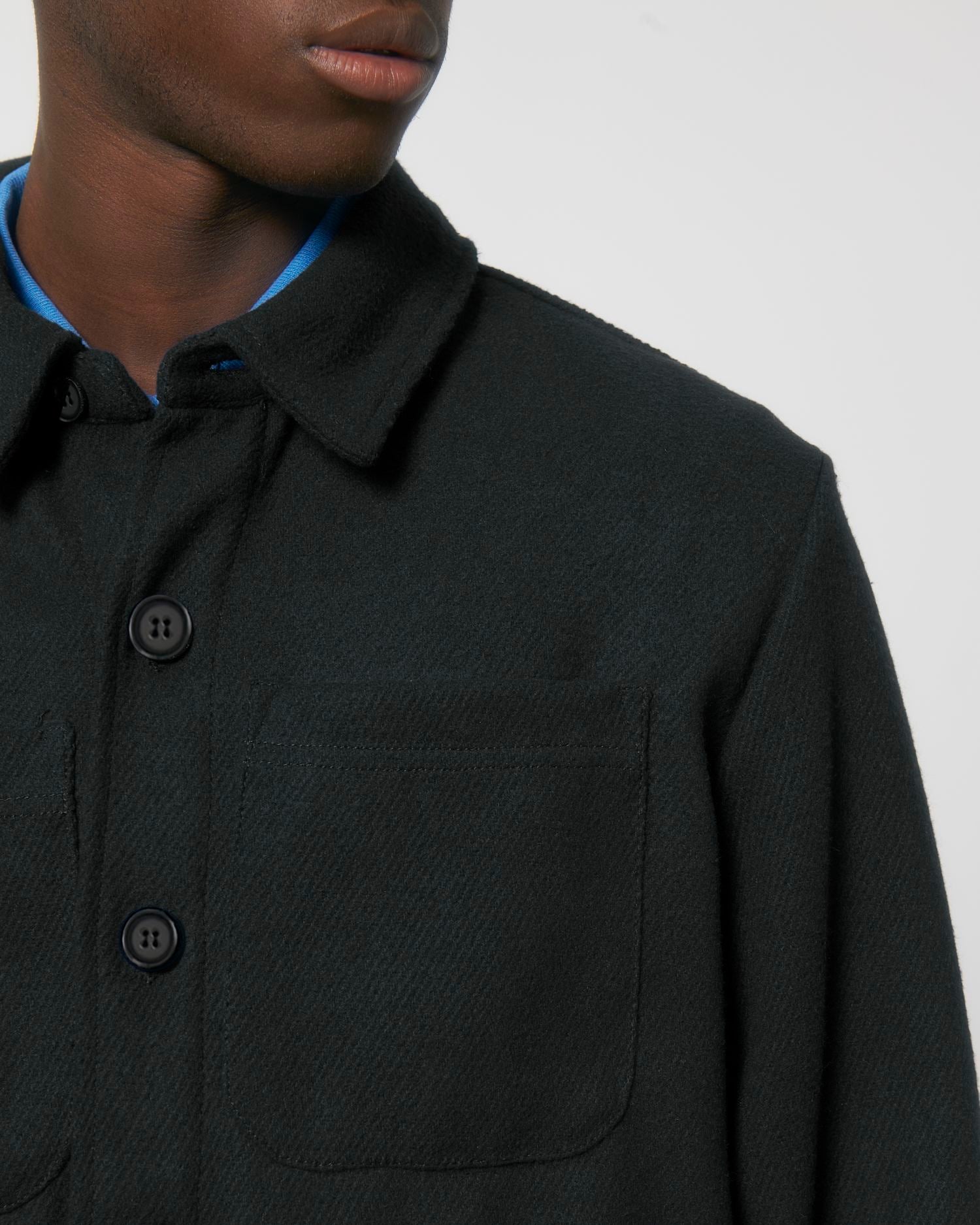 Unisex Gerecycled Twill Overshirt | Rivier STJU845