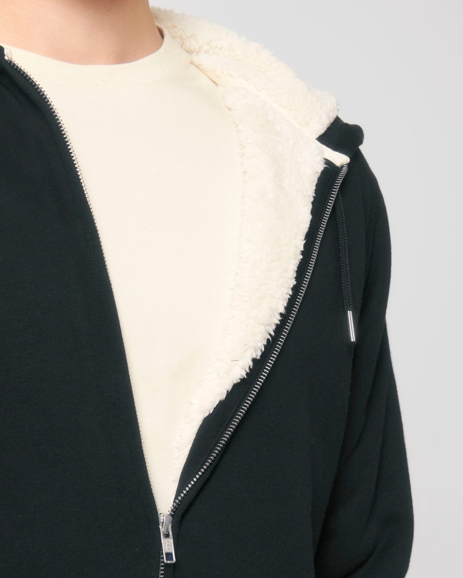 Unisex Bio-Sherpa-gefütterter Zip-Hoodie - 350 g/m² | Hygger Sherpa STSU956