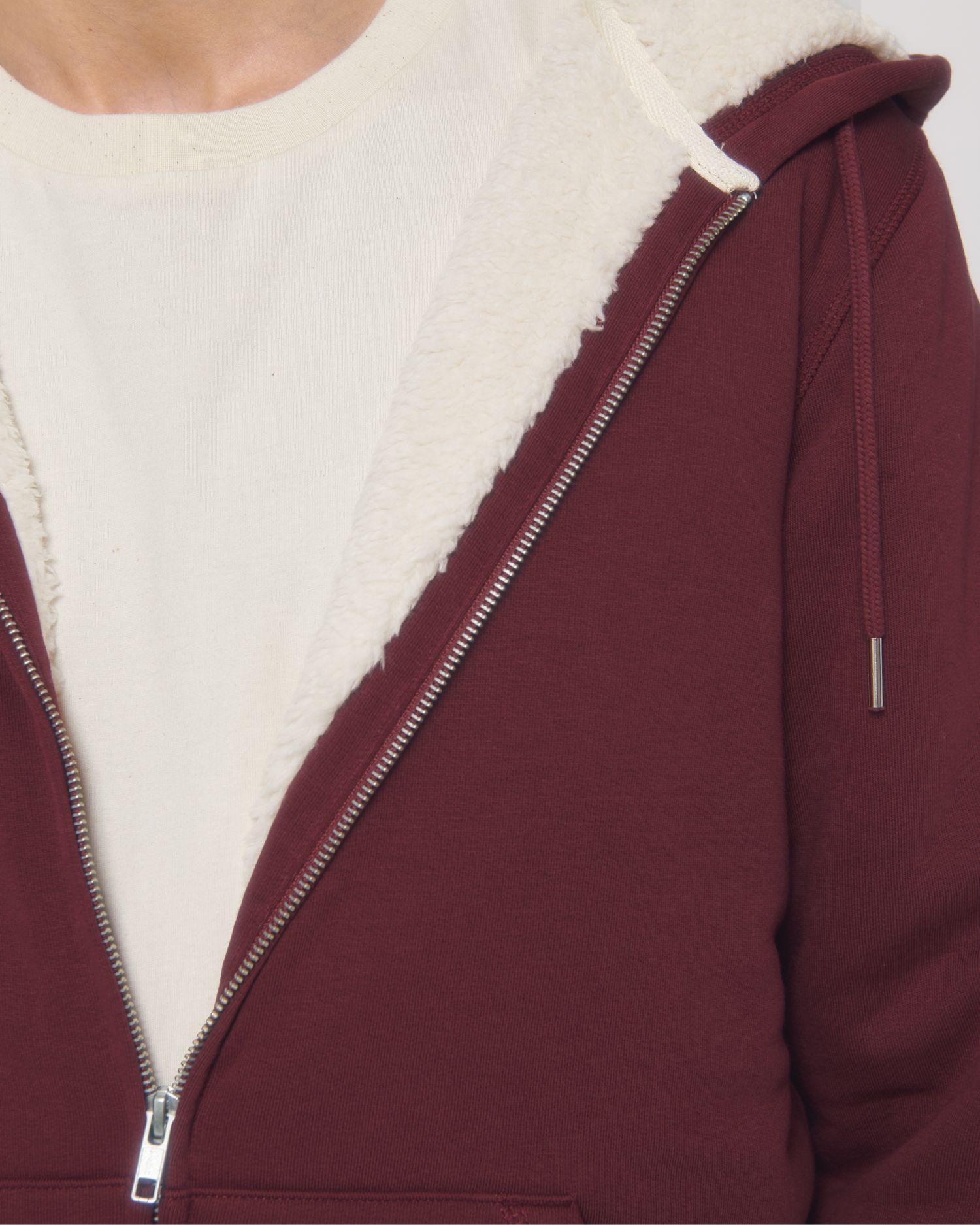 Unisex Bio-Sherpa-gefütterter Zip-Hoodie - 350 g/m² | Hygger Sherpa STSU956