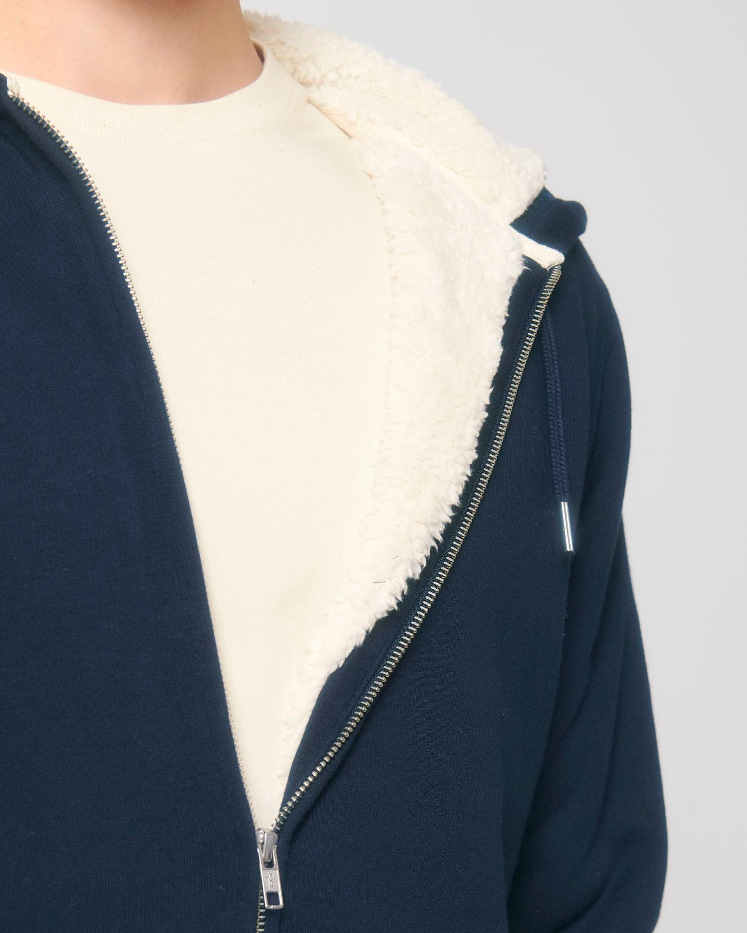 Unisex Bio-Sherpa-gefütterter Zip-Hoodie - 350 g/m² | Hygger Sherpa STSU956