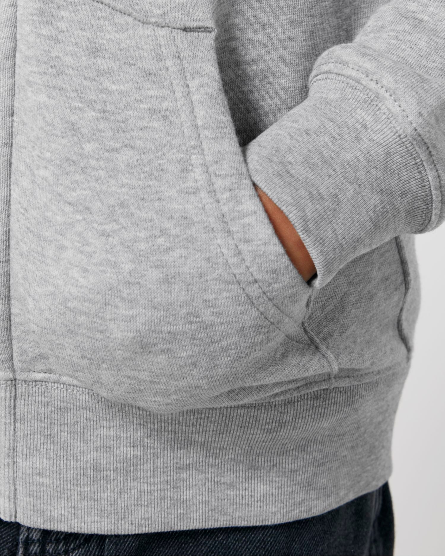 Sweat à capuche zippé en coton biologique pour enfants - 300 GSM | Mini Cultivator 2.0 STSK182