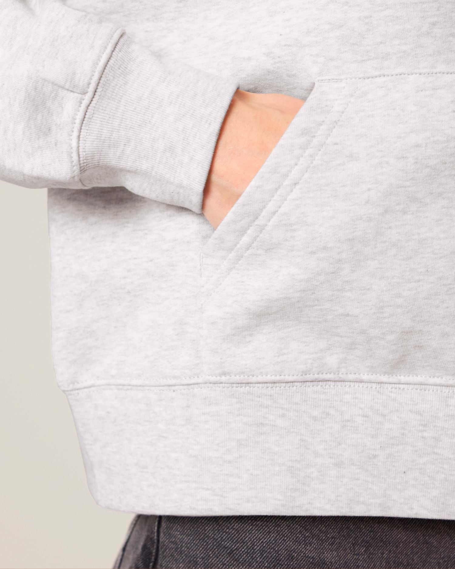 Dames biologische hoodie met rits - 300 GSM | Stella Ida STSW214
