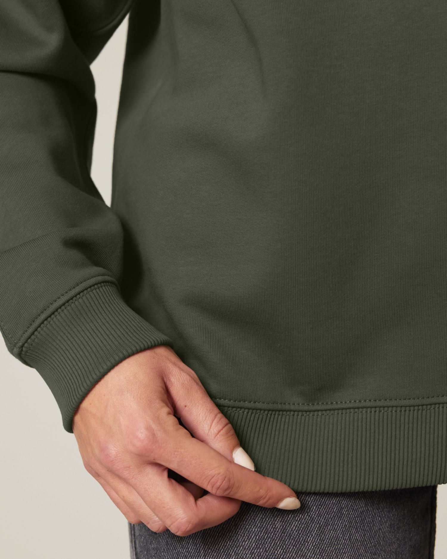 Dames Oversized Organisch Katoenen Crew Neck Sweatshirt - 300 GSM | Stella Paloma STSW218