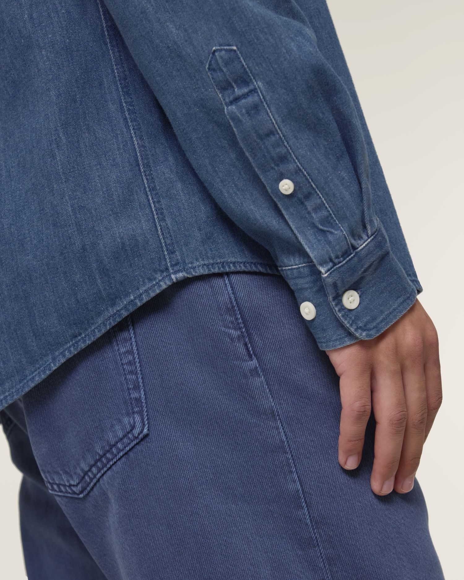 Herren-Denimhemd - 235 GSM | Stanley Denimhemd STWM967