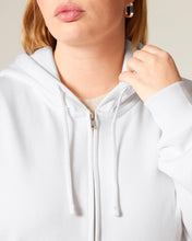 Dames biologische hoodie met rits - 300 GSM | Stella Ida STSW214