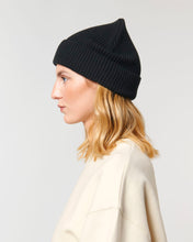 Gerippte Mütze aus Bio-Übergangsmaterial | Fisherman Beanie STAU771