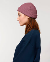 Gerippte Mütze aus Bio-Übergangsmaterial | Fisherman Beanie STAU771
