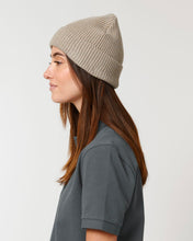 Gerippte Mütze aus Bio-Übergangsmaterial | Fisherman Beanie STAU771