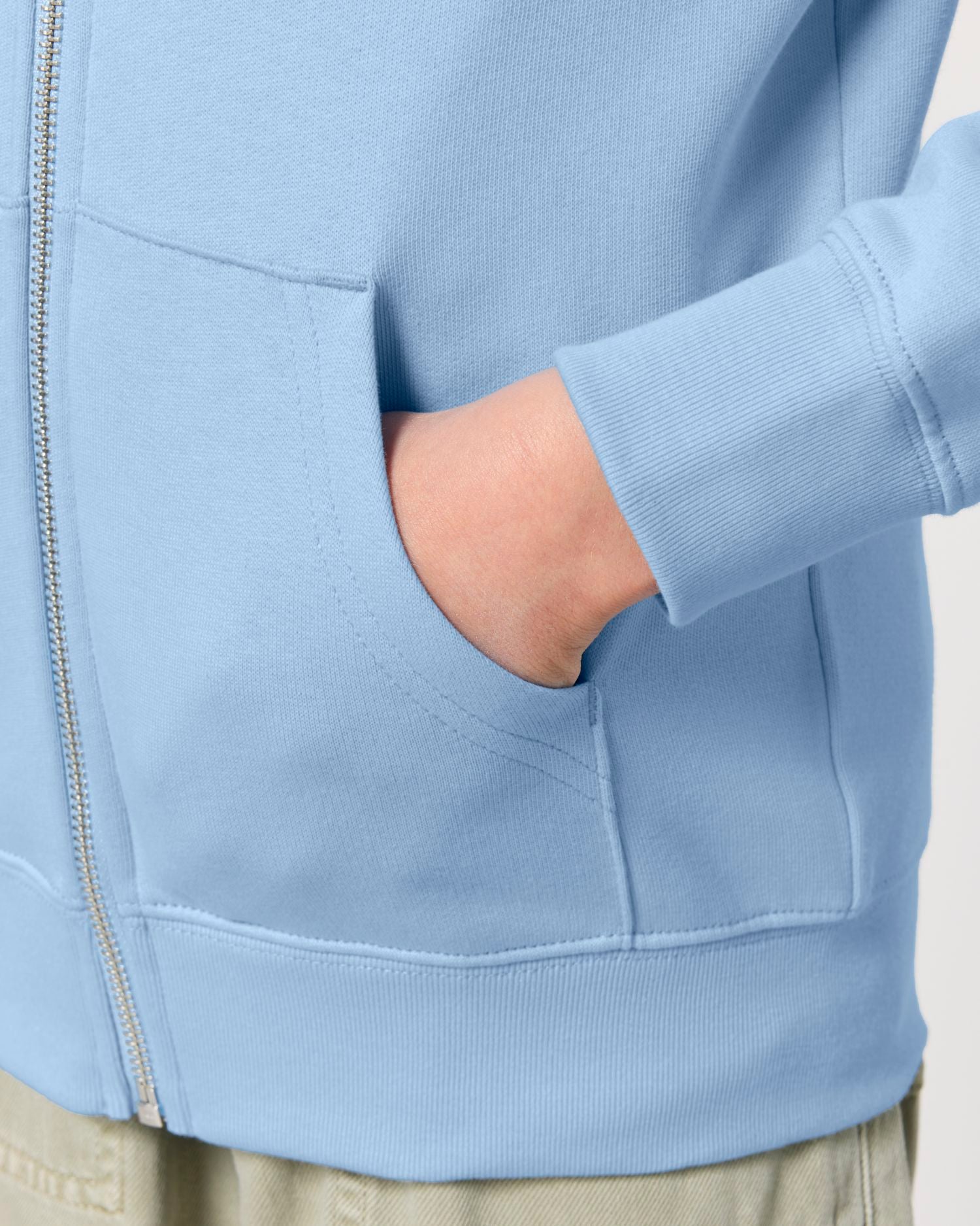 Sweat à capuche zippé en coton biologique pour enfants - 300 GSM | Mini Cultivator 2.0 STSK182