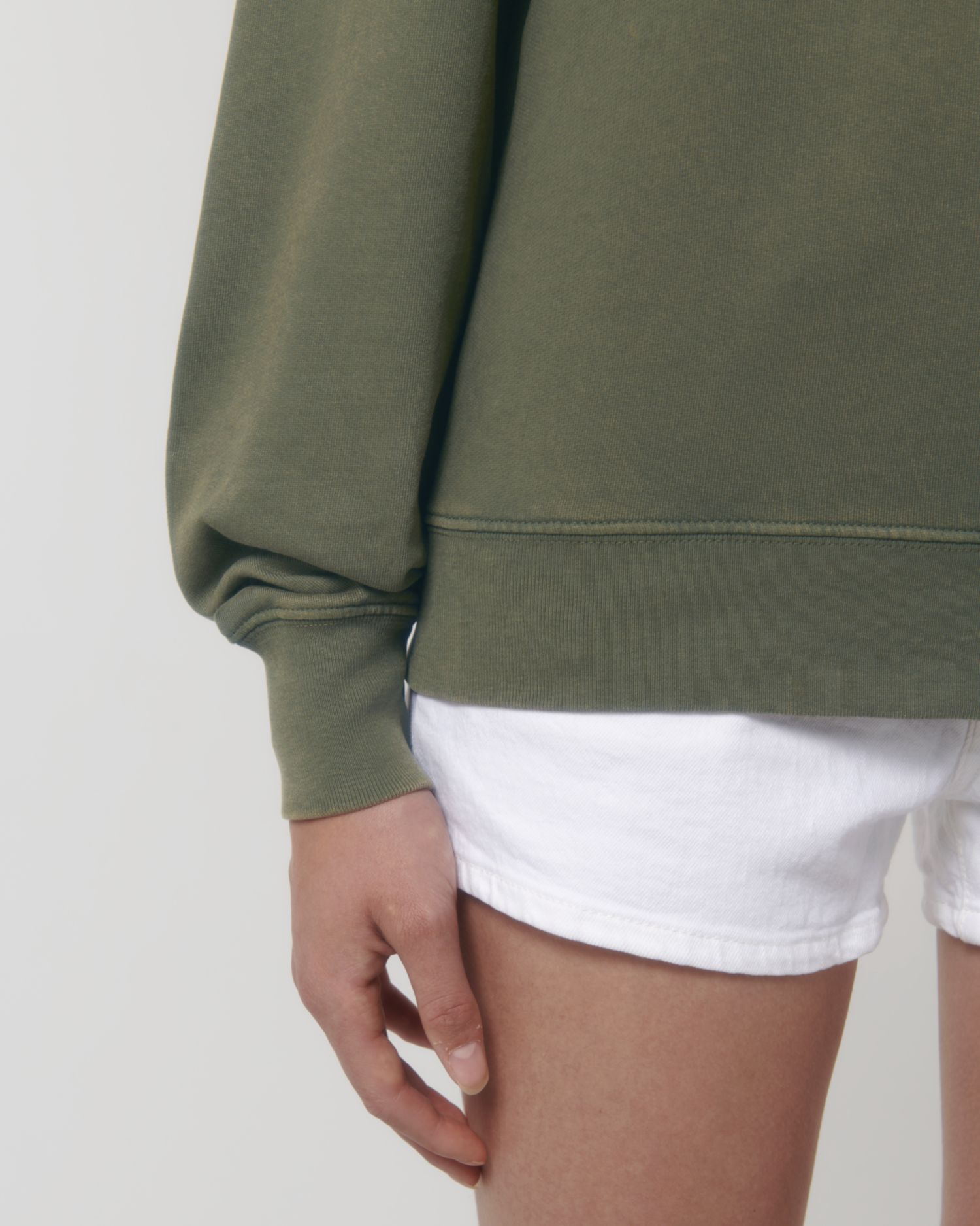 Unisex Garment-Dyed Organic Sweatshirt | Matcher Vintage Crewnecks STSU085