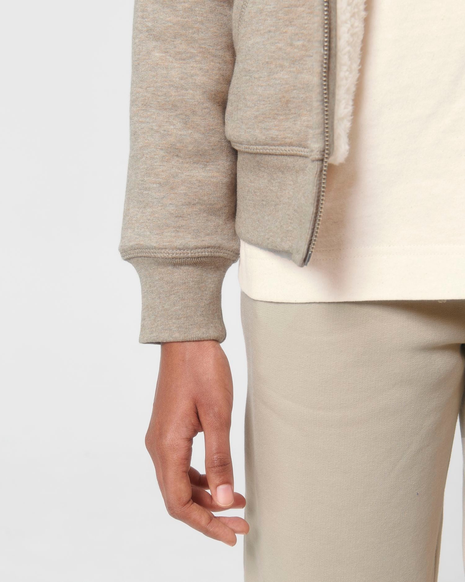 Unisex Bio-Sherpa-gefütterter Zip-Hoodie - 350 g/m² | Hygger Sherpa STSU956