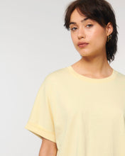 Dames Oversized T-shirt met Opgerolde Mouwen - 155 g/m² | Stella Collider T-shirt STTW089