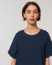 Dames Oversized T-shirt met Opgerolde Mouwen - 155 g/m² | Stella Collider T-shirt STTW089