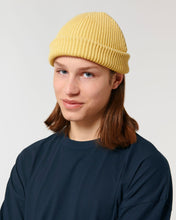 Gerippte Mütze aus Bio-Übergangsmaterial | Fisherman Beanie STAU771