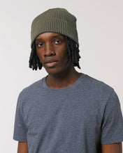 Gerippte Mütze aus Bio-Übergangsmaterial | Fisherman Beanie STAU771