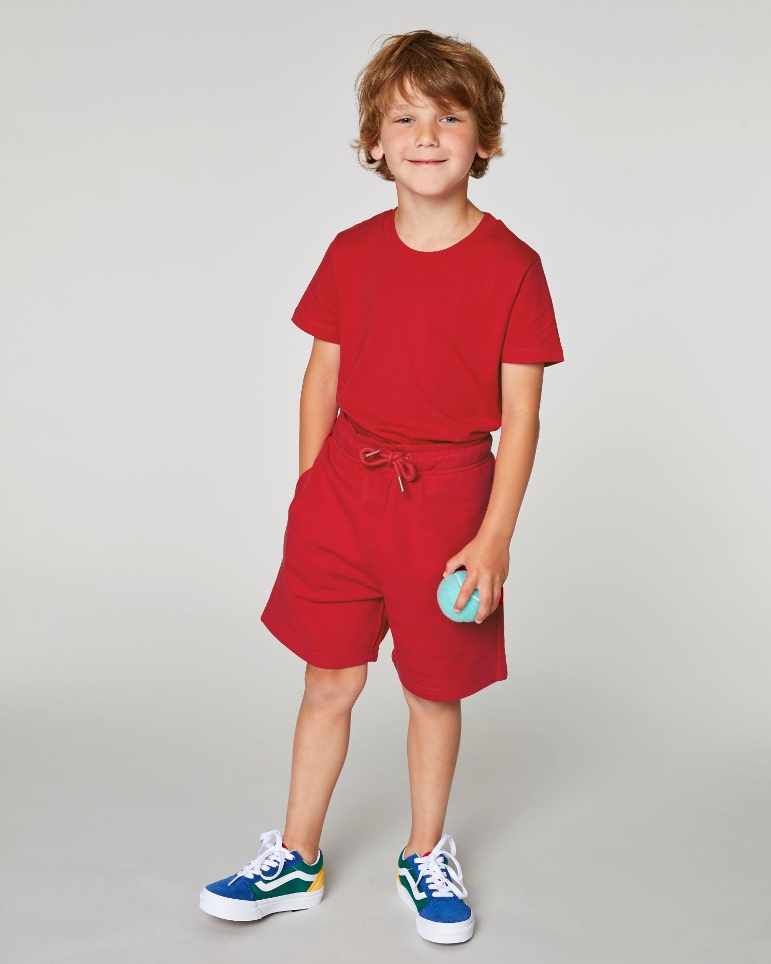 Pantalones cortos tipo jogging orgánicos para niños | Pantalón corto de jogging Mini Bolter STBK102