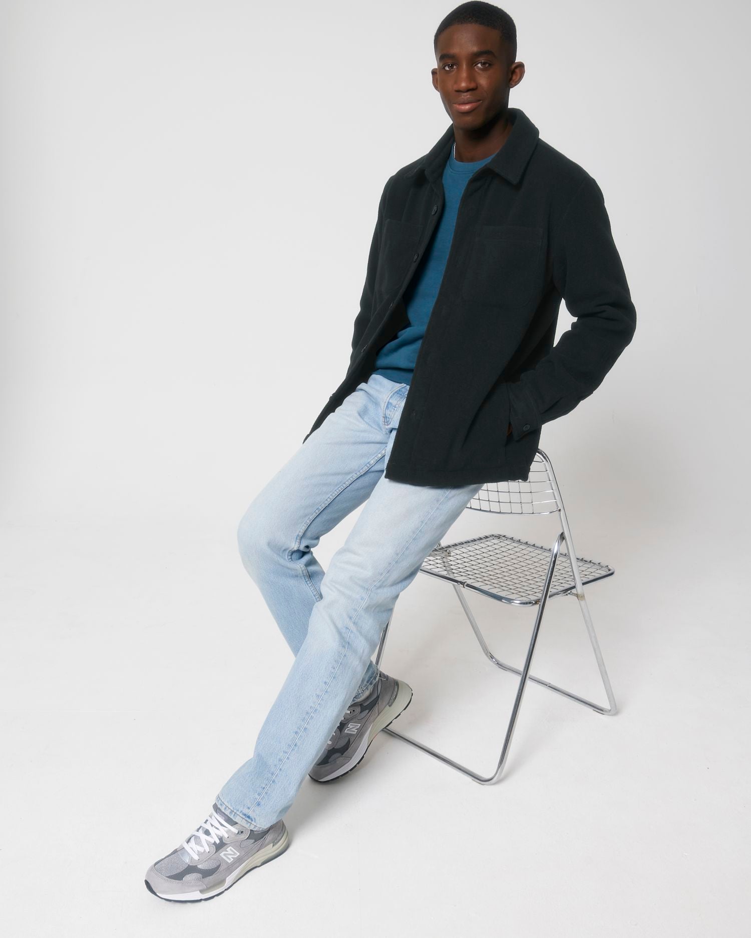 Unisex Gerecycled Twill Overshirt | Rivier STJU845
